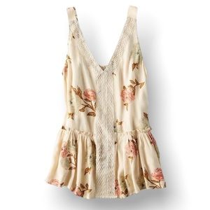 American Eagle Peplum Sleeveless Tunic